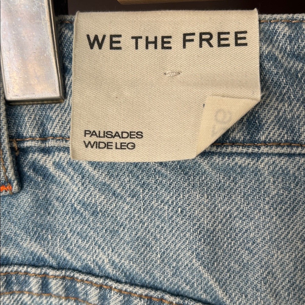 FREE PEOPLE x We The Free Palisades Wide-Leg Jeans size 26 - Picture 11 of 12